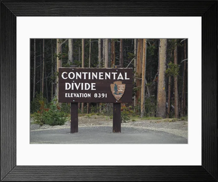 Framed Print : Continental Divide Framed Print : Continental Divide