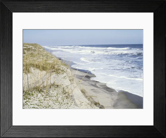Framed Print : Beach and dune erosion, North Carolina Framed Print : Beach and dune erosion, North Carolina