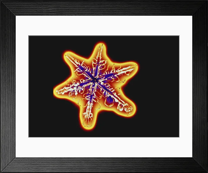 Framed Print : Snowflakes