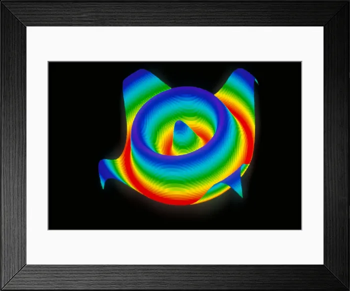 Framed Print : 3-d surface Framed Print : 3-d surface