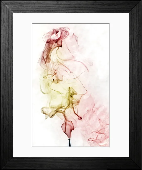 Framed Print : Smoke from a Match
