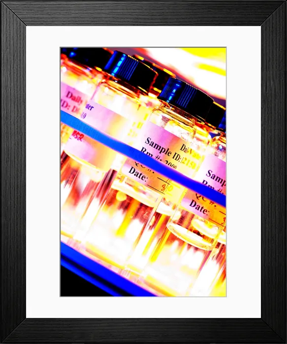 Framed Print : Samples for Scientific Testing Framed Print : Samples for Scientific Testing