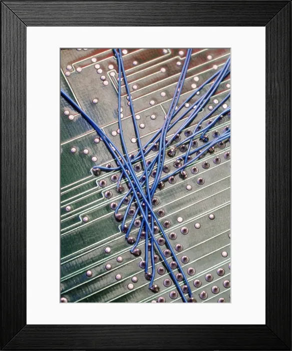Framed Print : Circuit board Framed Print : Circuit board