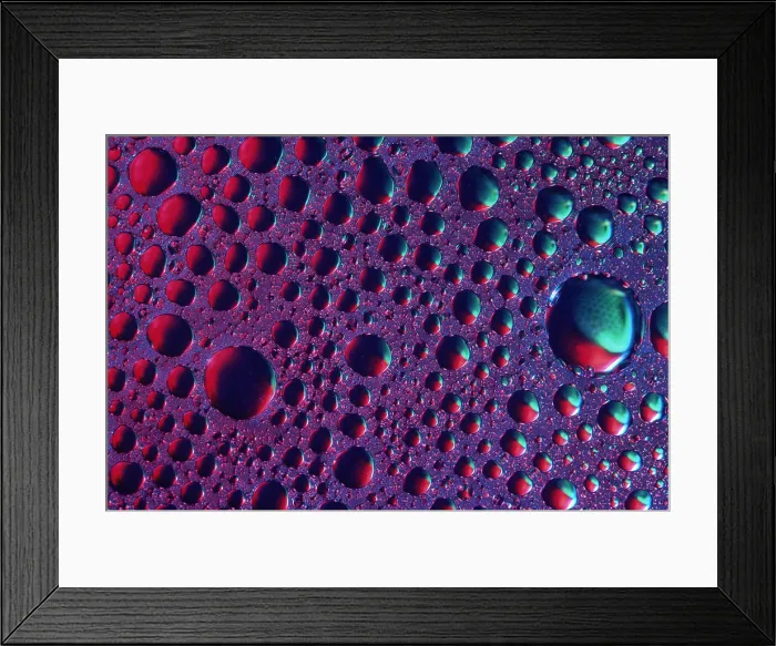 Framed Print : Water droplets Framed Print : Water droplets