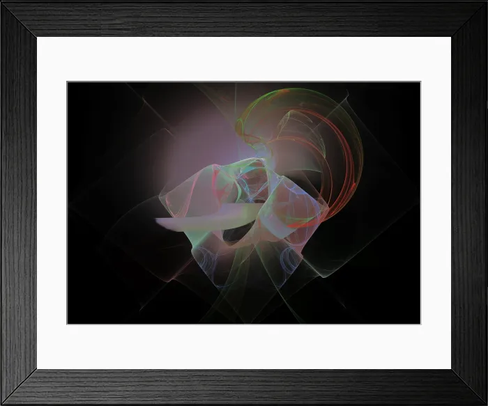 Framed Print : Fractal Flame Framed Print : Fractal Flame