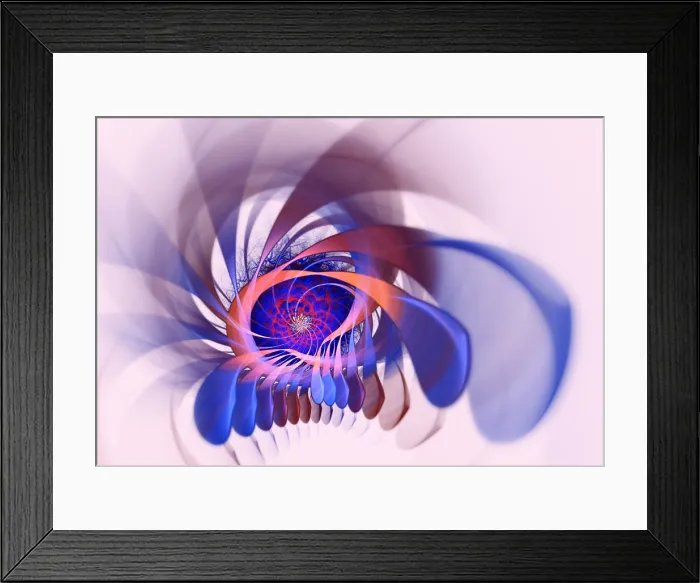 Framed Print : Fractal Flame Framed Print : Fractal Flame