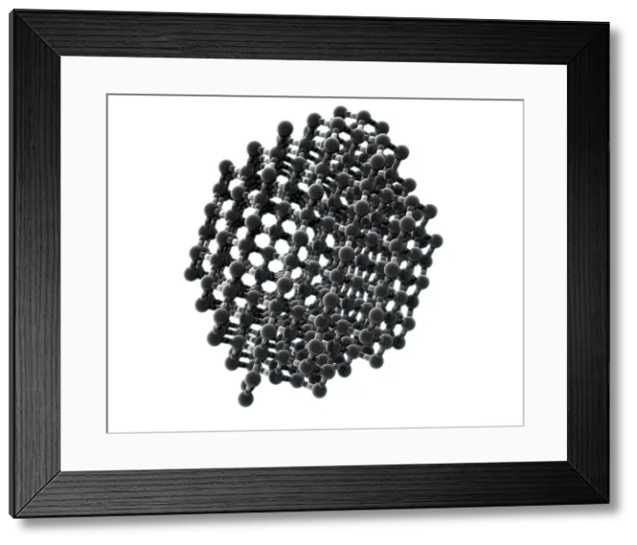 Framed Print : Diamond, Crystalline Structure