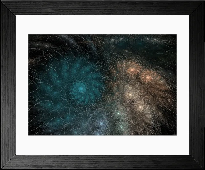 Framed Print : Fractal Flames Framed Print : Fractal Flames