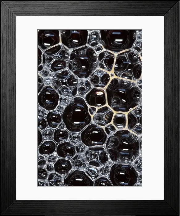 Framed Print : Bubbles in fluid Framed Print : Bubbles in fluid
