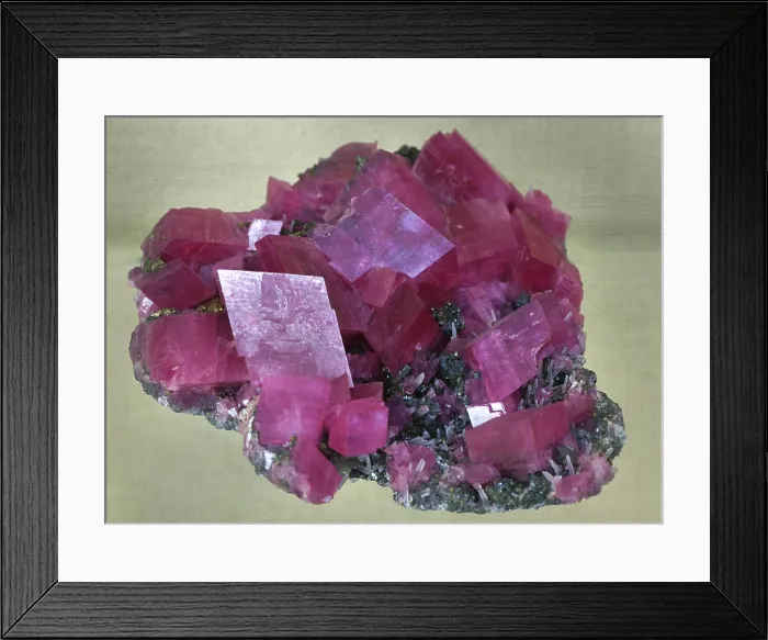 Framed Print : Rhodochrosite from Colorado