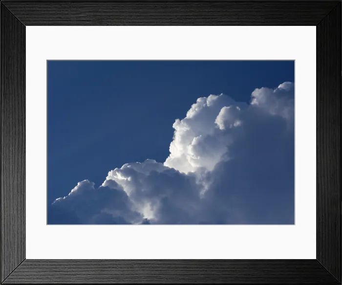 Framed Print : Clouds. Cumulus clouds