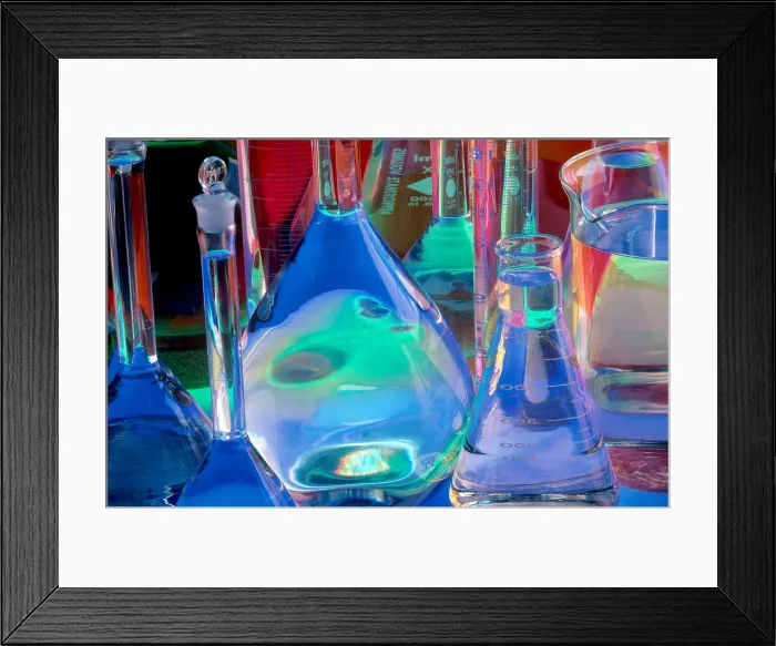 Framed Print : Laboratory Glassware Framed Print : Laboratory Glassware