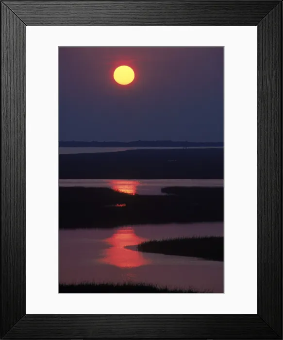 Framed Print : Sunrise over Marsh Framed Print : Sunrise over Marsh