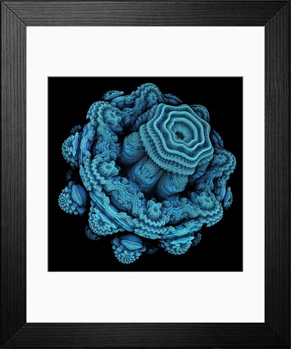Framed Print : Mandlebulb 3D Fractal Structure Framed Print : Mandlebulb 3D Fractal Structure