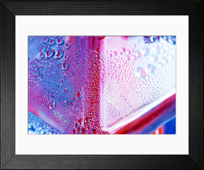 Framed Print : Moisture Droplets