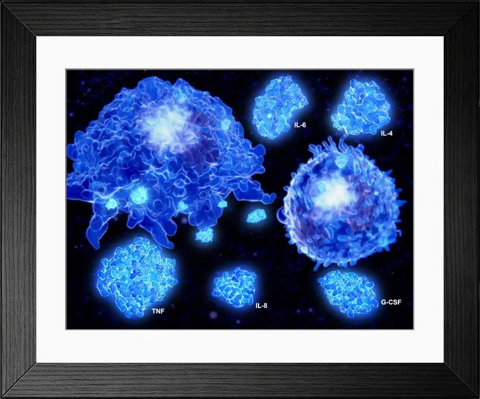 Framed Print : Cytokine Storm Framed Print : Cytokine Storm