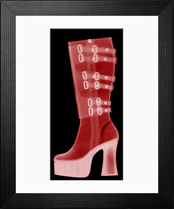 Framed Print : Boot, X-Ray
