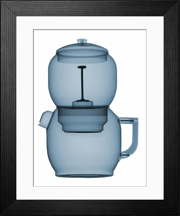 Framed Print : X-Ray of a Coffee Percolator Framed Print : X-Ray of a Coffee Percolator