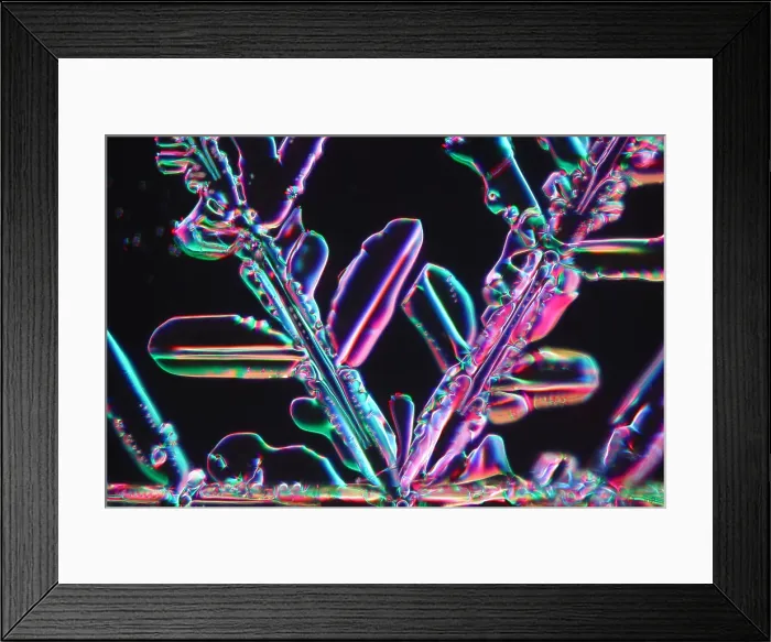 Framed Print : Snowflake. A snowflake or a snow crystal Framed Print : Snowflake. A snowflake or a snow crystal
