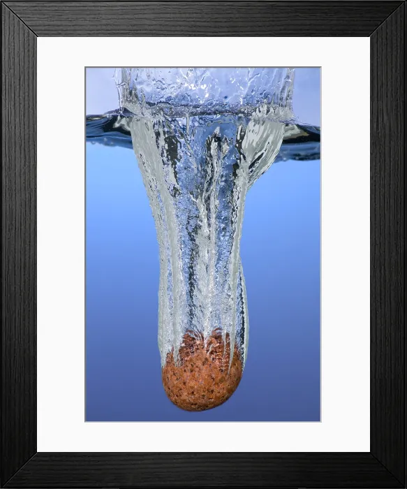 Framed Print : Stone Dropped in Water Framed Print : Stone Dropped in Water