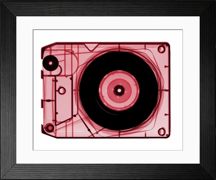Framed Print : X-Ray of an Eight Track Tape Framed Print : X-Ray of an Eight Track Tape