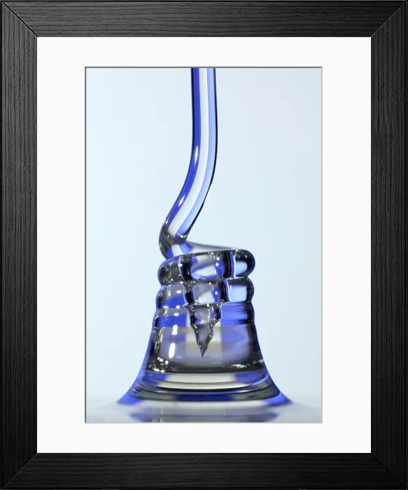 Framed Print : Fluid Coiling Effect
