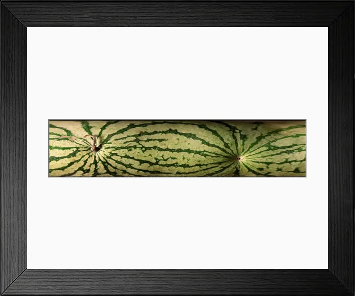 Framed Print : Peripheral Streak Image of Watermelon Framed Print : Peripheral Streak Image of Watermelon