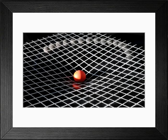 Framed Print : Gravity Simulation
