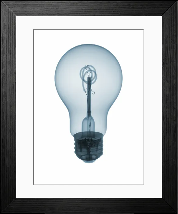 Framed Print : X-Ray of LED Light Bulb Framed Print : X-Ray of LED Light Bulb