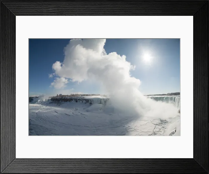 Framed Print : Frozen Niagara Falls Framed Print : Frozen Niagara Falls
