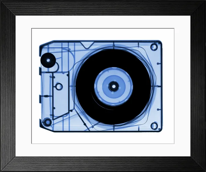 Framed Print : X-Ray of an Eight Track Tape Framed Print : X-Ray of an Eight Track Tape