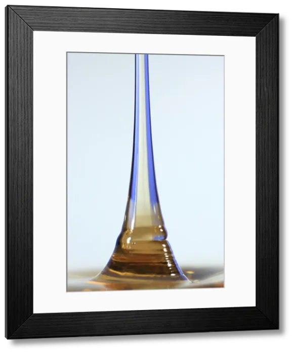 Framed Print : Fluid Coiling Effect