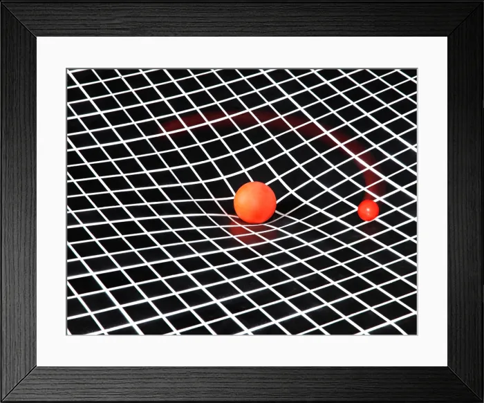 Framed Print : Gravity Simulation