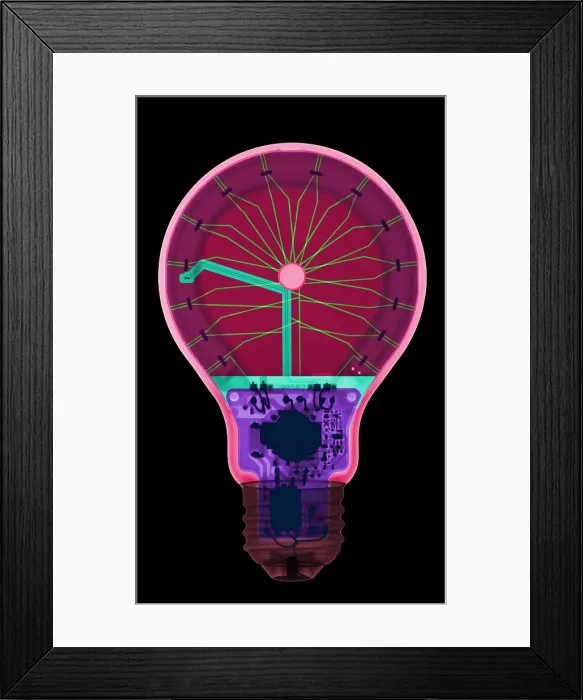 Framed Print : Energy Efficient LED Light, X-ray Framed Print : Energy Efficient LED Light, X-ray