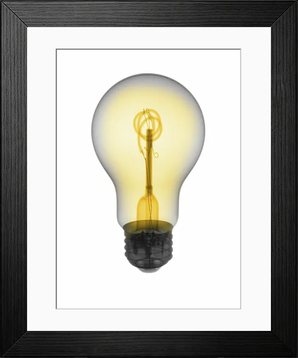 Framed Print : X-Ray of LED Light Bulb Framed Print : X-Ray of LED Light Bulb
