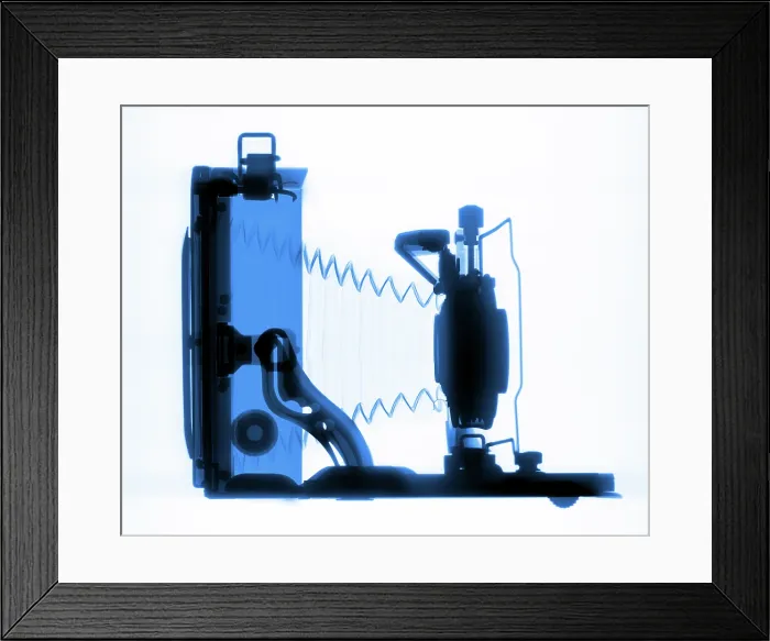 Framed Print : X-Ray of Early Kodak Camera Framed Print : X-Ray of Early Kodak Camera