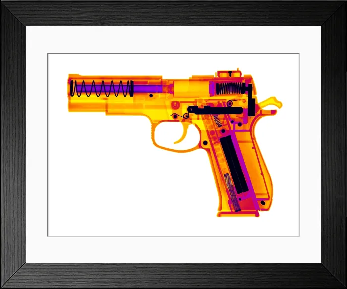 Framed Print : X-Ray of an air gun Framed Print : X-Ray of an air gun