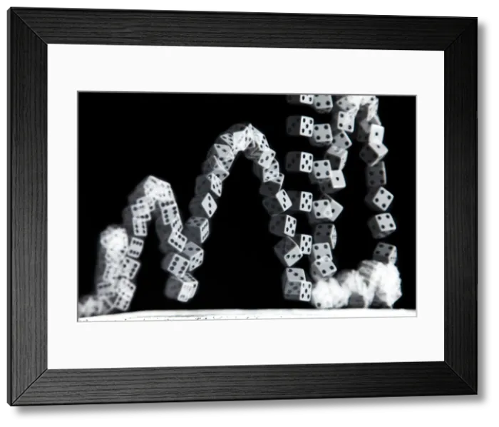 Framed Print : Hand Rolling Dice Framed Print : Hand Rolling Dice
