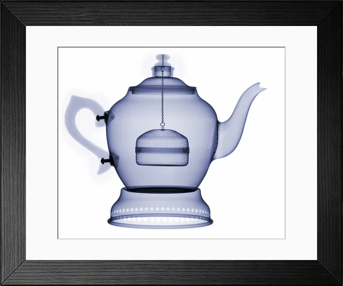 Framed Print : X-Ray of a Tea Pot Framed Print : X-Ray of a Tea Pot