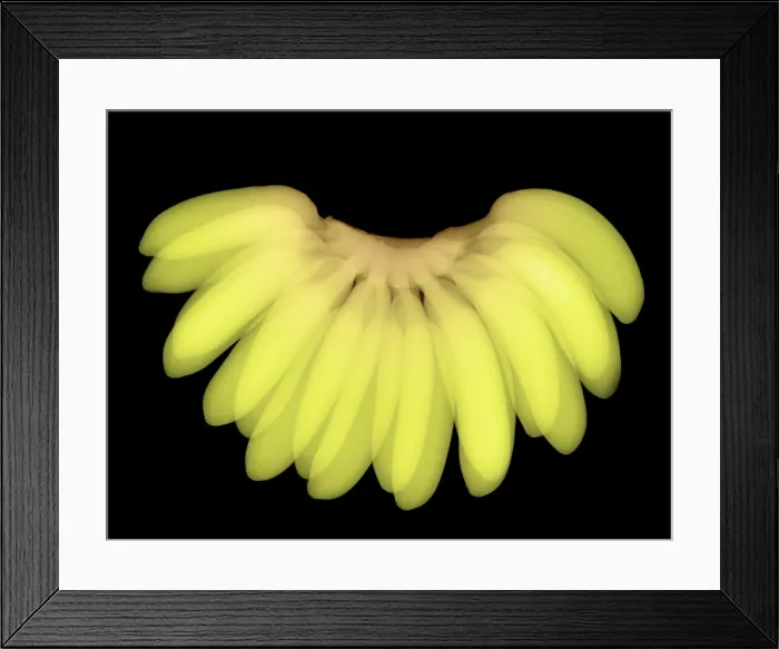 Framed Print : X-ray of Bananas Framed Print : X-ray of Bananas