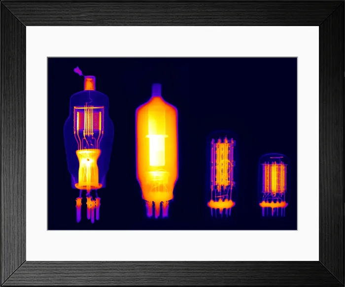 Framed Print : Vacuum Tube Framed Print : Vacuum Tube