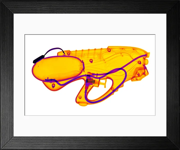 Framed Print : An X-ray of a squirt gun Framed Print : An X-ray of a squirt gun