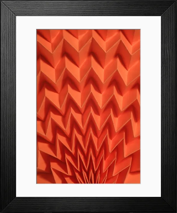 Framed Print : Mathematical Origami Framed Print : Mathematical Origami