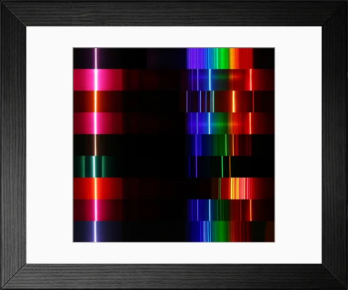 Framed Print : Montage of various spectra Framed Print : Montage of various spectra