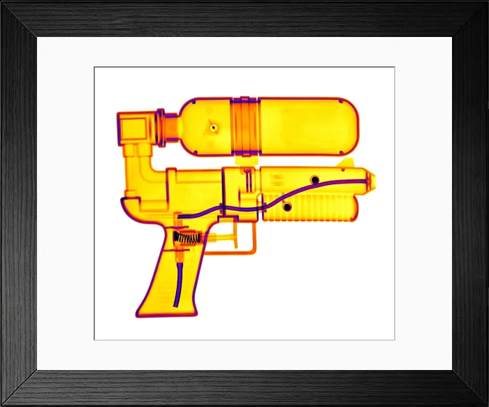 Framed Print : An X-ray of a squirt gun Framed Print : An X-ray of a squirt gun