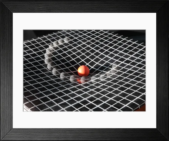 Framed Print : Gravity Simulation Framed Print : Gravity Simulation