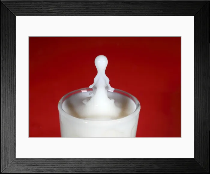 Framed Print : Milk Splash