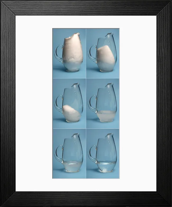 Framed Print : Snow Melting Framed Print : Snow Melting