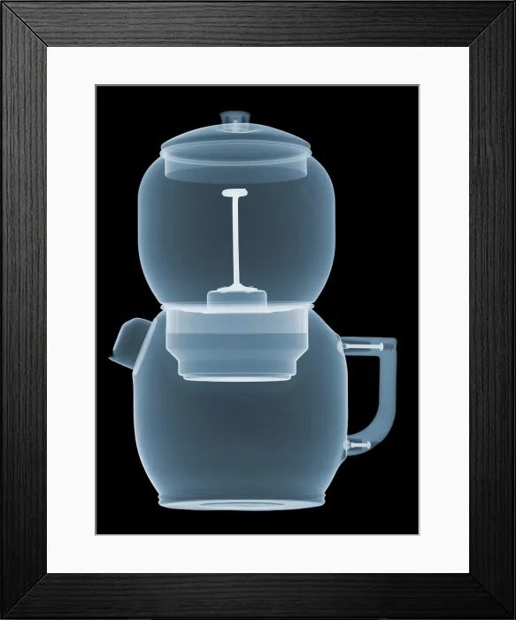 Framed Print : X-Ray of a Coffee Percolator Framed Print : X-Ray of a Coffee Percolator