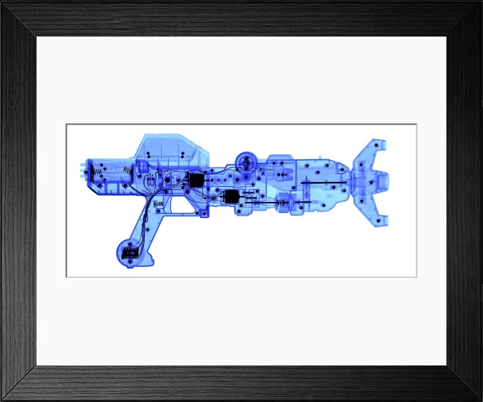 Framed Print : An X-ray of a toy gun Framed Print : An X-ray of a toy gun